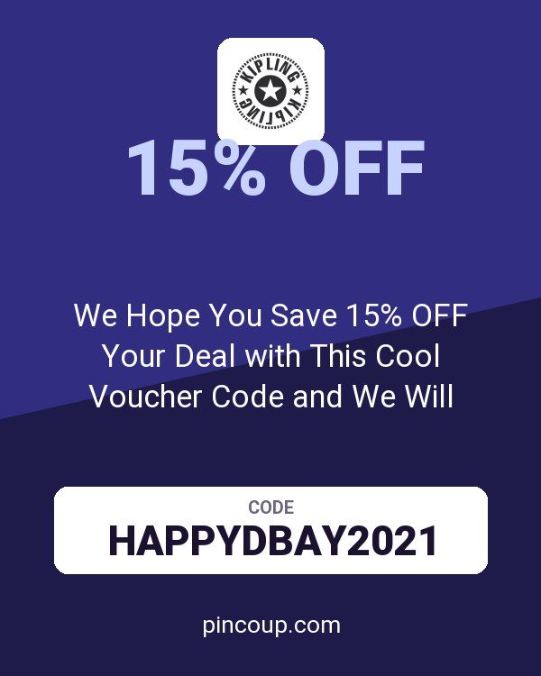 Kipling coupon: We Hope You Save 15% OFF Your Deal with This Cool Voucher Code and We Will Supply More.