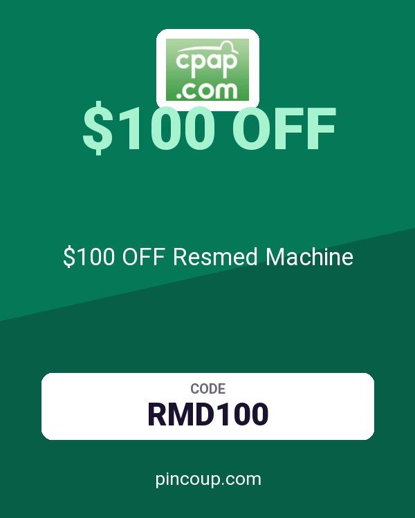 cpap.com coupon: $100 OFF Resmed Machine
