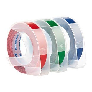 Dymo® Embossing Tape Refills Black Pkg/3 at The Container Store