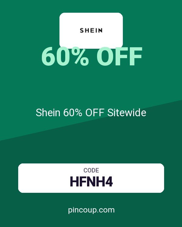 Shein 60% OFF Sitewide