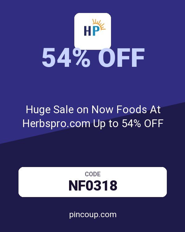 Huge Sale on Now Foods At Herbspro.com Up to 54% OFF