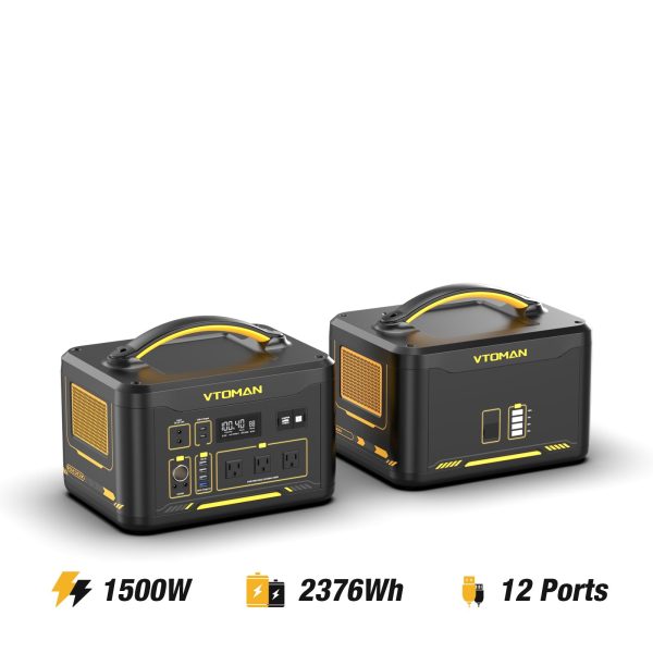 VTOMAN Jump 1500X V-BEYOND™ with 1548Wh Extra Battery at VTOMAN US/CA
