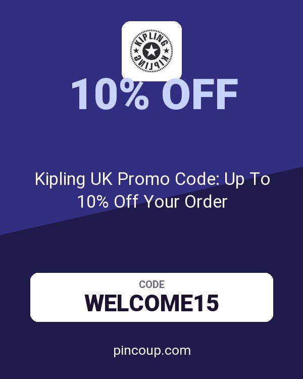 Kipling UK Promo Code: Up To 10% Off Your Order