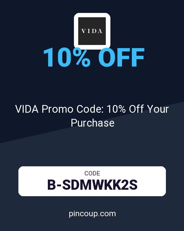 VIDA Promo Code: 10% Off Your Purchase