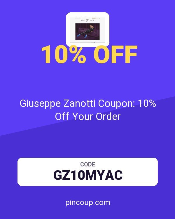 Giuseppe Zanotti Coupon: 10% Off Your Order