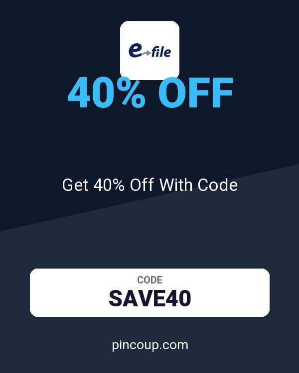 E-file.com coupon: Get 40% Off With Code