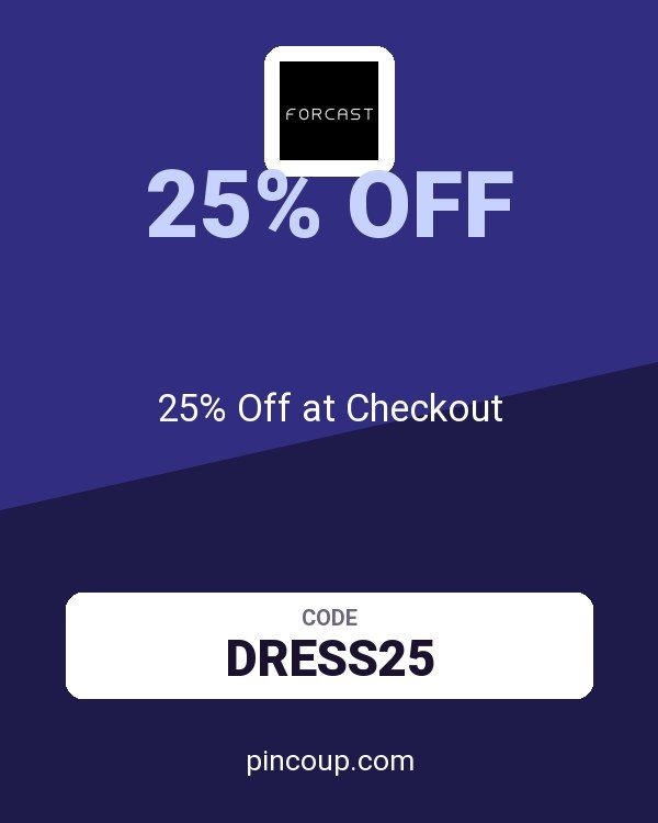 FORCAST coupon: 25% Off at Checkout