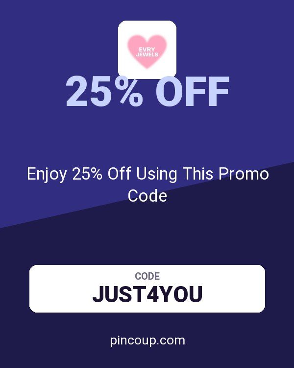 Evry Jewels coupon: Enjoy 25% Off Using This Promo Code