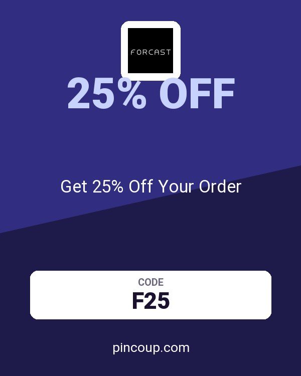 FORCAST coupon: Get 25% Off Your Order