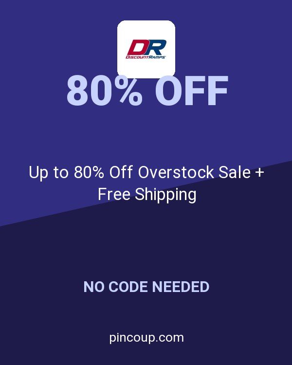 Discount Ramps coupon: Up to 80% Off Overstock Sale + Free Shipping