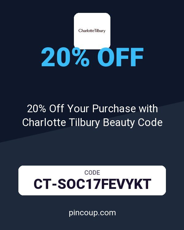 Charlotte Tilbury CA coupon: 20% Off Your Purchase with Charlotte Tilbury Beauty Code