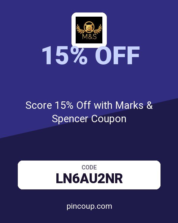 Marks and Spencer Ireland: Score 15% Off with Marks & Spencer Coupon