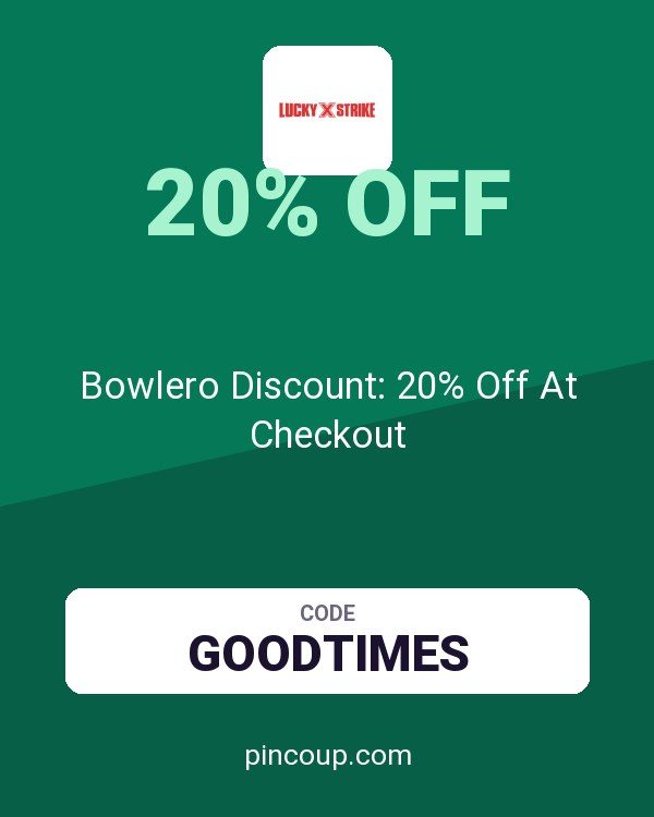 Lucky Strike coupon: Bowlero Discount: 20% Off At Checkout