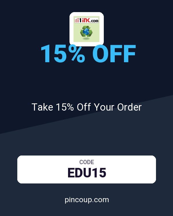 1ink.com coupon: Take 15% Off Your Order