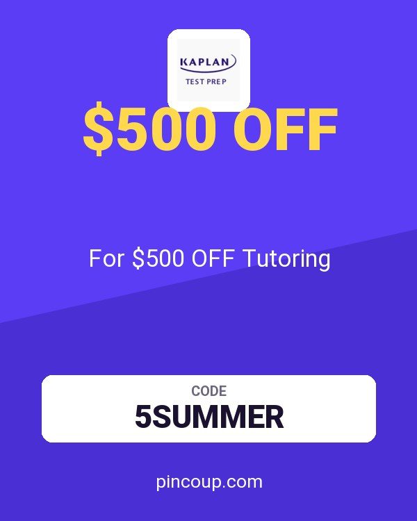 Kaplan Test Prep coupon: For $500 OFF Tutoring