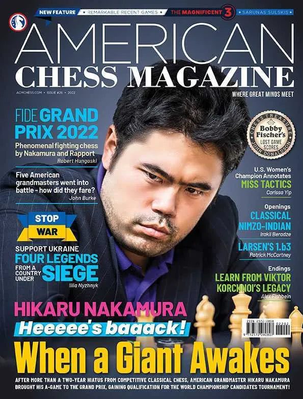 CLEARANCE - AMERICAN CHESS MAGAZINE Issue no. 26 at House of Staunton