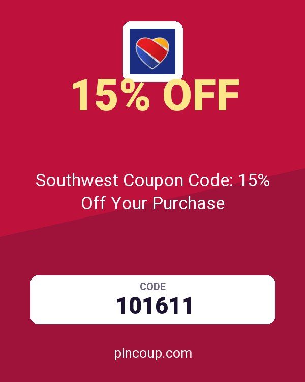 Southwest Airlines Rapid Rewards - Points.com: Southwest Coupon Code: 15% Off Your Purchase