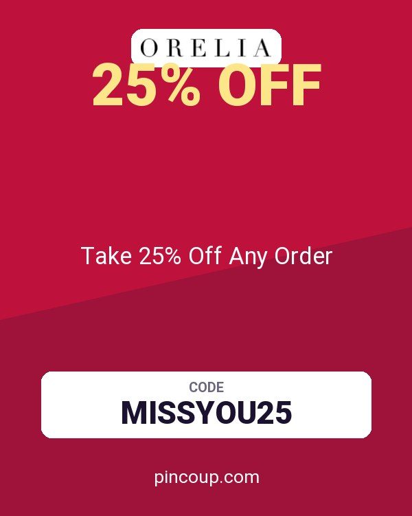 Orelia Jewellery coupon: Take 25% Off Any Order