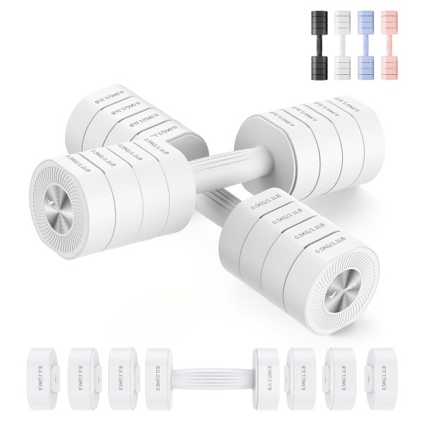 Merach Adjustable Dumbbell - White at Merachfit