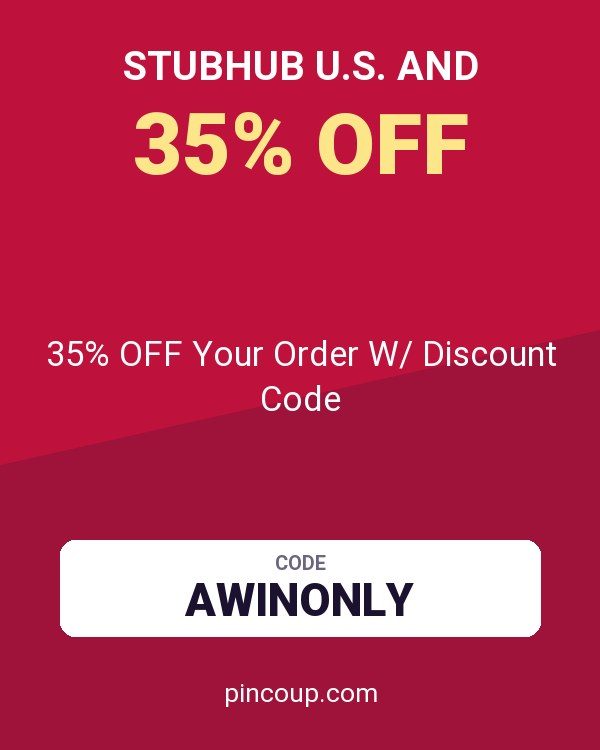 StubHub U.S. and coupon: 35% OFF Your Order W/ Discount Code