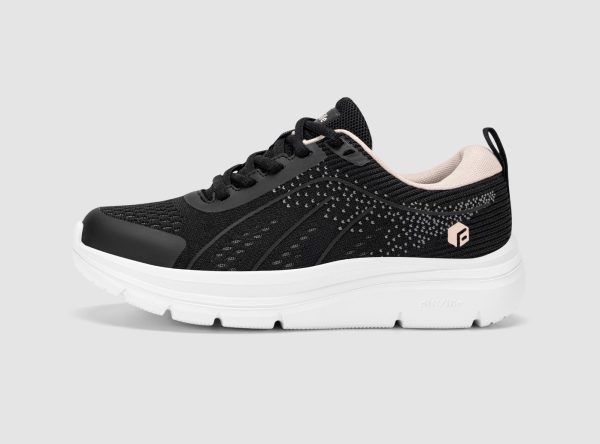 Women's Cloud Wanderer V16 - Black/Bubblegum Pink / 10.5 / Wide/2E at FitVille