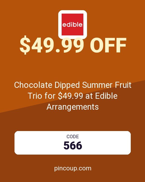 Chocolate Dipped Summer Fruit Trio for $49.99 at Edible Arrangements