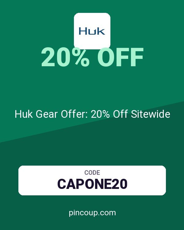 Huk Gear Offer: 20% Off Sitewide