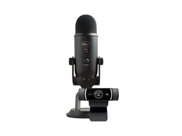 Logitech G Yeti + C922 Pro Bundle: Pro Mic & Webcam for Crystal-Clear Streaming in Black