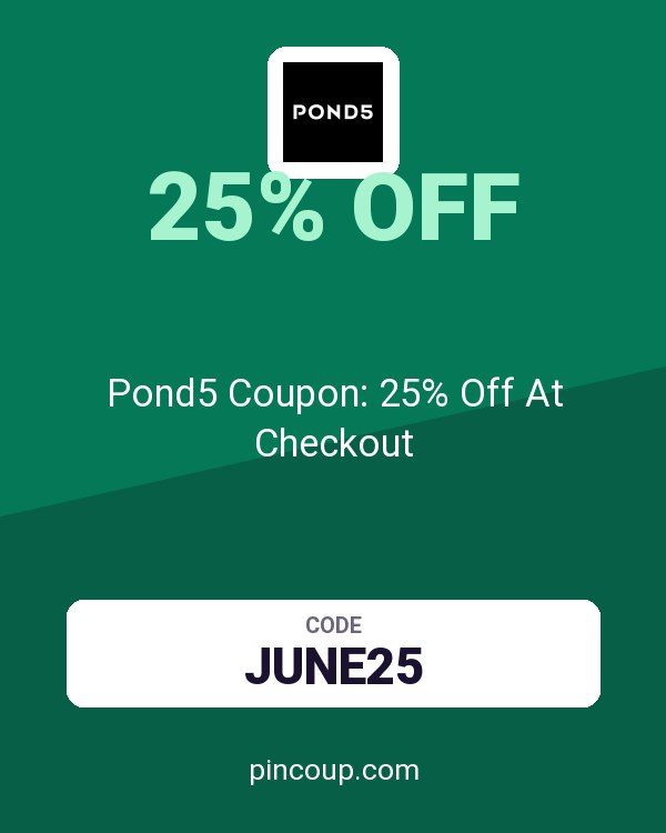 Pond5 Coupon: 25% Off At Checkout