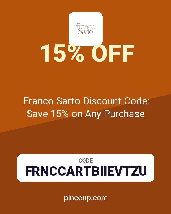 Franco Sarto Discount Code: Save 15% on Any Purchase