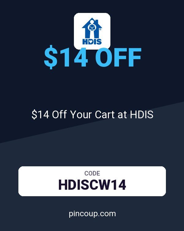 $14 Off Your Cart at HDIS