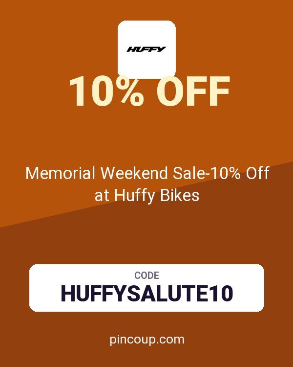 Memorial Weekend Sale-10% Off at Huffy Bikes