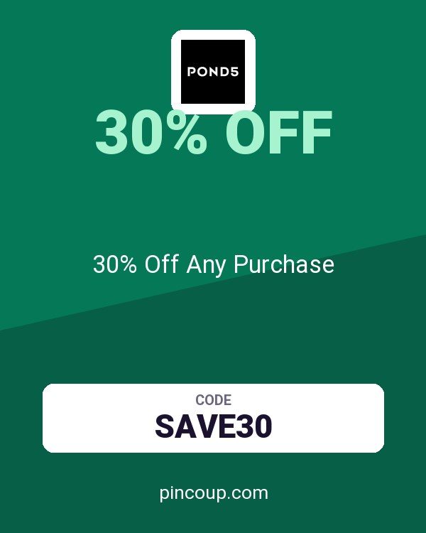 Pond5 coupon: 30% Off Any Purchase