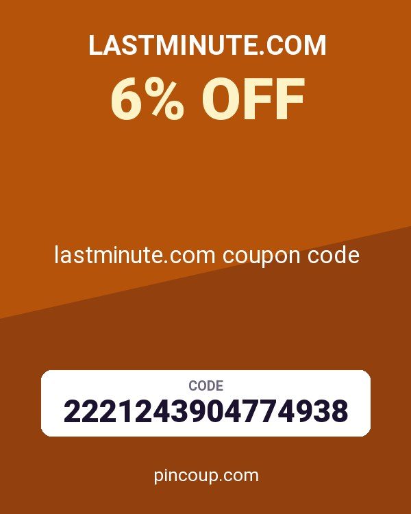 lastminute.com coupon code