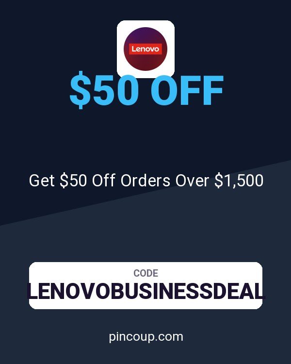 Lenovo Peru coupon: Get $50 Off Orders Over $1,500