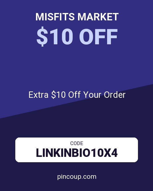 Misfits Market coupon: Extra $10 Off Your Order