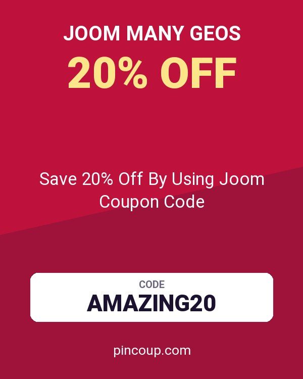 Joom Many GEOs: Save 20% Off By Using Joom Coupon Code