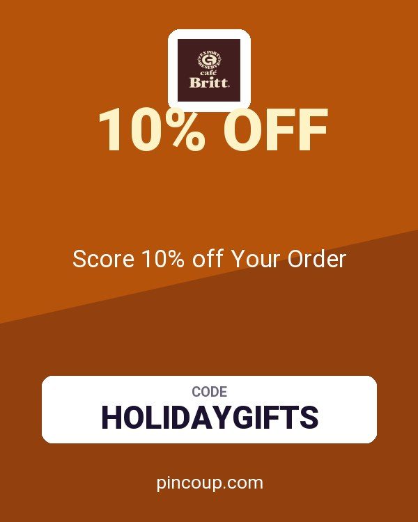 Cafe Britt coupon: Score 10% off Your Order