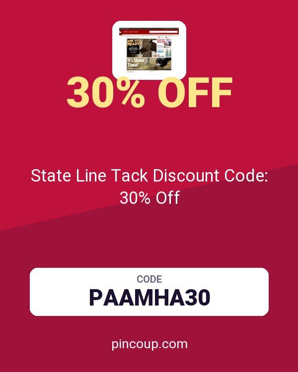 Statelinetack.com coupon: State Line Tack Discount Code: 30% Off