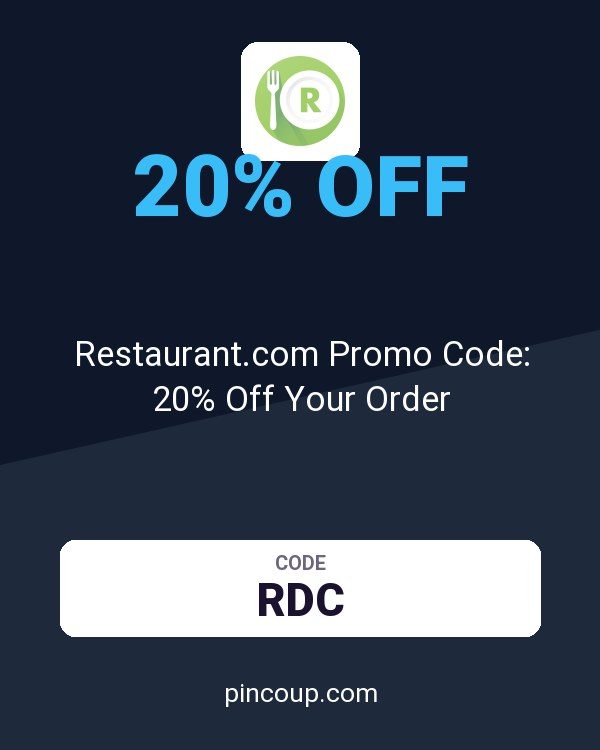 Restaurant.com Promo Code: 20% Off Your Order