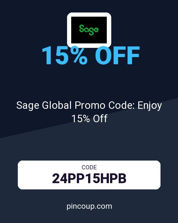 Sage Global Promo Code: Enjoy 15% Off