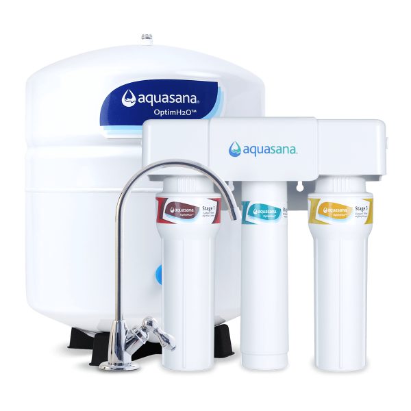 Aquasana OptimH2O Reverse Osmosis Fluoride Water Filter OptimH2O Chrome Aquasana at Aquasana Home Water Filters