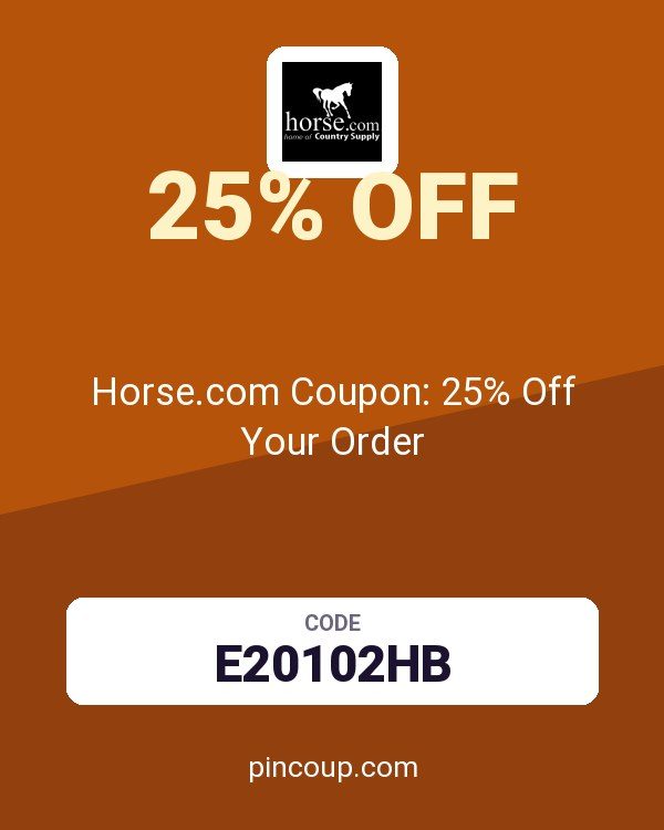 Horse.com Coupon: 25% Off Your Order