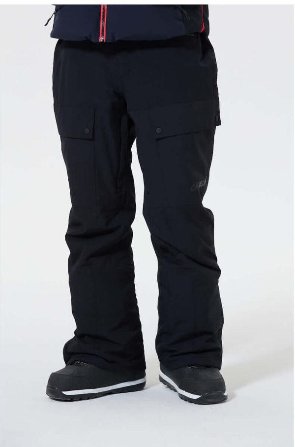 Log Men's Snowboard Pants, M / Deep Black at Capelin Crew Ski, Snowboard & Outdoor Gear