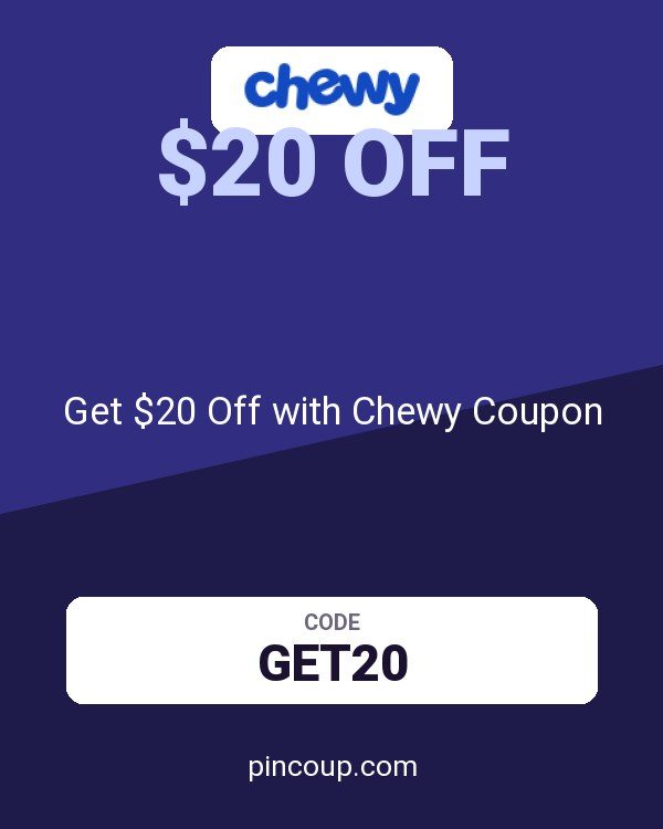 Chewy.com: Get $20 Off with Chewy Coupon