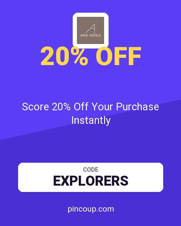 Apex Hotels coupon: Score 20% Off Your Purchase Instantly