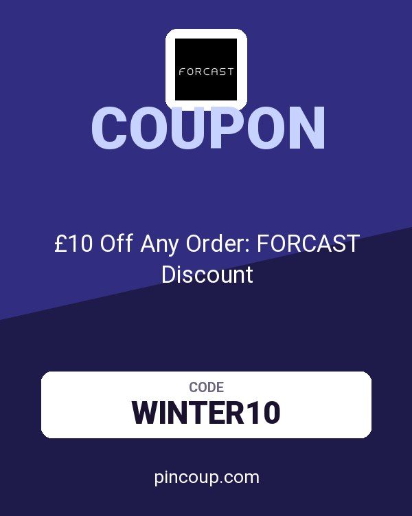 £10 Off Any Order: FORCAST Discount