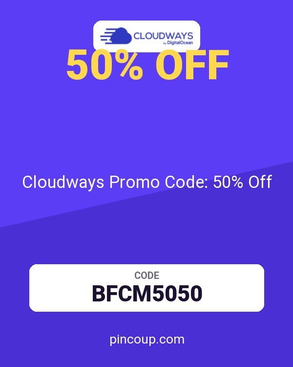 Cloudways Promo Code: 50% Off