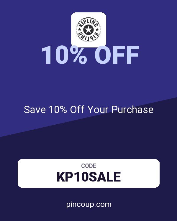 Kipling coupon: Save 10% Off Your Purchase
