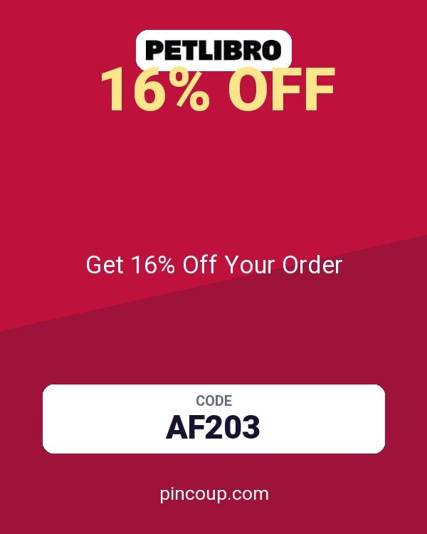 Petlibro coupon: Get 16% Off Your Order